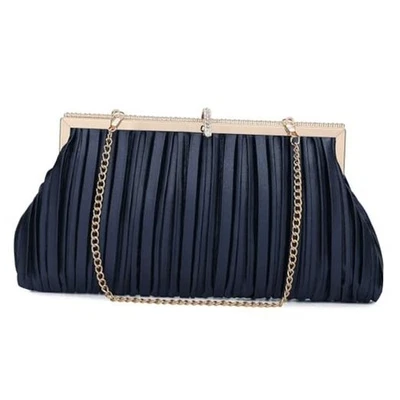  Вышитый бисером клатч вечерние сумки для женщин официальный свадебный клатч сумочка темно-синий - Изображение 1 из 4