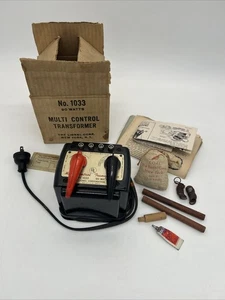 Lionel 1033 Multi-Control Transformer 90 Watts W/Coal Bag & Manuals • Untested - Picture 1 of 18