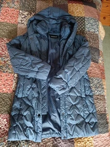 CENTIGRADE Steppmantel Mit Kapuze 2-Wege-Zipper Einschubtaschen Gr. 40 - Bild 1 von 8