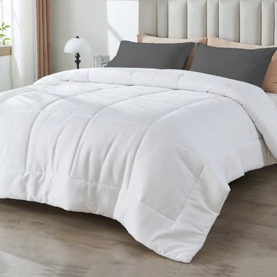 Hitime All Season Soft Duvet Insert Quilted Down Alternative Comforter Insert - Image 1 of 4