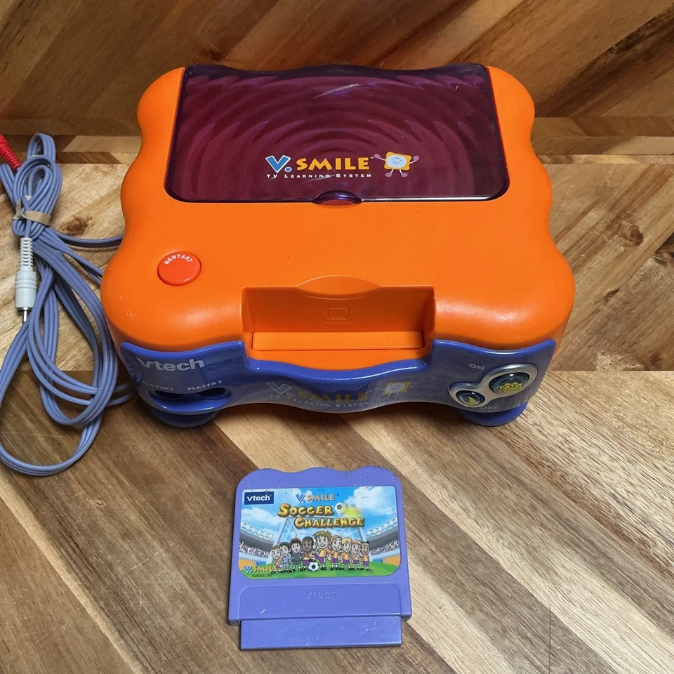 VTech V.Smile ТВ обучающая система консоль 1 игра без джойстика не протестирован как есть - Изображение 1 из 4