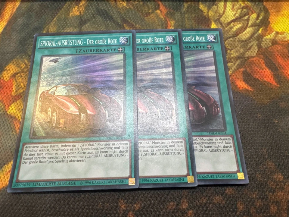 SPYRAL GEAR - BIG RED (GERMAN) SUPER RARE TDIL-DESE4 (TDIL-ENSE4) LP YUGIOH X3 - Image 1 of 1