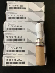 6x Genuine BMW B58D Spark Plugs High Power 12122455258 Z4 G29 M40i A91 MKV Supra - Picture 1 of 3
