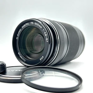 OLYMPUS M.ZUIKO 75-300mm F4.8-6.7 II ED MSC Camera Lens From Japan - Picture 1 of 10