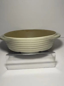 Pampered Chef Stoneware Family Heritage Vanilla Oval Baker Casserole Dish - Picture 1 of 10