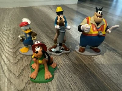 "Lote de 4 figuras de PVC de 4"" Disney Mickey Mouse Clubhouse Pete Pluto Donald Goofy" Foto 1 de 4