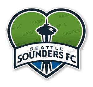 Adesivo/decalcomania Seattle Sounders Love taglio di precisione - Foto 1 di 1