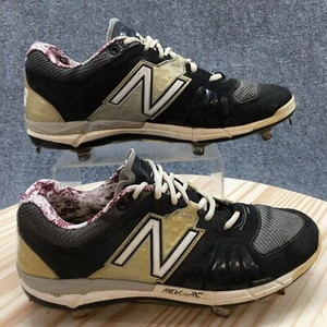 New Balance Shoes Mens 9.5 D 3000 Baseball Cleats Black Spikes Low L3000BK2 - Picture 1 of 24