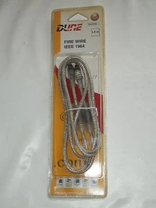 CABLE FIRE WIRE DUNE IEEE 1964 - 1.80 M - 2 FERRITES / 4 CONTACTS - ETAT NEUF - Bild 1 von 1