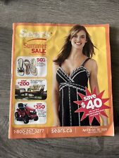 Vintage 2009 Sears Summer Catalog Fashion Extremely Rare Sale Canada