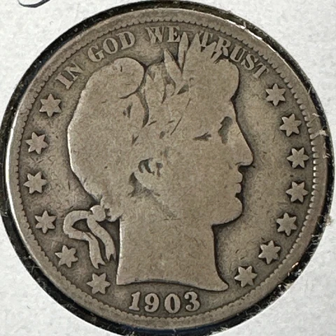 1903 50C Barber Half Dollar (75090) Cover