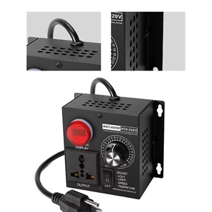 4000W AC 120V~220V SCR Motor Speed Controller Volt Regulator Thermostat Dimmer - Picture 1 of 19