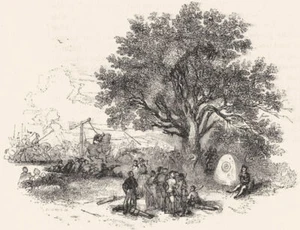 SHOOTING. Shooting ; Cross-bowman 1845 old antique vintage print picture - Picture 1 of 1