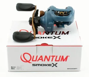 Moulinet à lancer d'appâts à droite QUANTUM SMOKE X SMX100SPT 6,1:1 RAPPORT DE VITESSE - Photo 1 sur 4