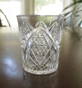 EAPG US GLASS #15048 PENNSYLVANIA; Balder; Kamoni Whiskey Tumbler 2½" x 2⅛" 1898 - Picture 1 of 9