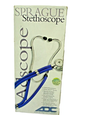 Estetoscopio ADC Sprague 641BK Adscope Modelo 641 Clásico Negro Nuevo en Caja Foto 1 de 4