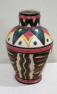 Vintage Early 20th Century Italian Majolica Art Pottery Lamp Base - Picture 1 of 12