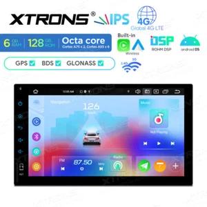 XTRONS 8-Kern 6+128GB Android 14 Autoradio GPS Navi 2DIN DSP Multimedia Player-- - Bild 1 von 14