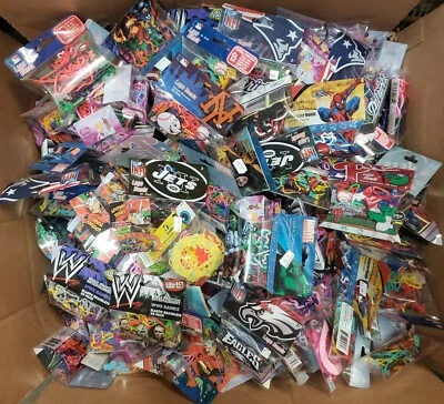 220 ASST. LIC'D CHARACTER RING & SPORT/WRESTL. SILLY BANDZ $70+ RETAIL NIP 13PKS - Image 1 of 4