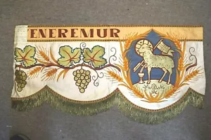 + Hermosa Vestimenta Bordada a Mano / Altar Frontal por Fraefel Co. + (CU377) - Imagen 1 de 12