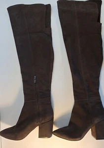 Jessica Simpson Women's Brown Suede Over The Knee Boot Size 6M Never Worn - Picture 1 of 6
