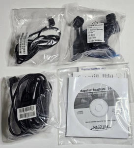 Car GPS Mount, Cradle, Power Adapter, CD Manual for Magellan RoadMate 1412 - Picture 1 of 3