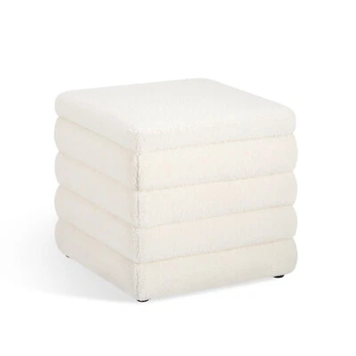 Storage Bench Ottoman Modern Large Bedroom Upholstered End of Bed Entryway Seat - Image 1 of 4
