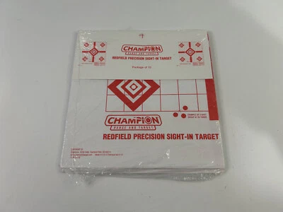 Objetivo de mira de precisión Champion Range and Target Redfield Style (paquete de 10) Foto 1 de 4