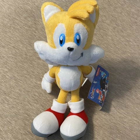 Kid Galaxy Brand 8” Sonic X Tails Sonic The Hedgehog Plush Toy w/ Tag Cover