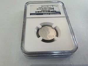 2011-S Jefferson Nickels E.R. NGC PF70 ULTRA CAMEO "TOP POP" BLUE LABEL - Bild 1 von 4