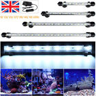 White&Blue Aquarium Fish Tank Submersible 5050 LED Light Strip Bar Lamp UK Plug