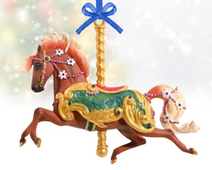 Adorno de Navidad de vacaciones Breyer Horse #700691 carrusel de flores 2024 - Imagen 1 de 1