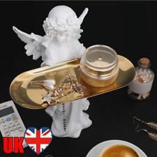 Resin Angel Figurine Storage Tray Handicraft Nordic Holiday Gift for Living Room