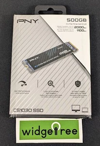 PNY CS1030 500GB PcIe 3.0 NVMe 1.3 3D NAND Interne SSD - M280CS1030-500-RB - Bild 1 von 2