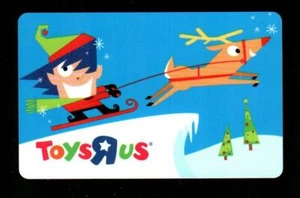 TOYS R US Rudolph Pulling Elf on Skis 2009 Gift Card ( $0 )  - Picture 1 of 1