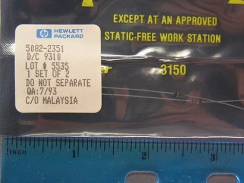 3 Matched Pairs HP 5082-2351 MedBarrier Schottky Diodes - Image 1 of 1