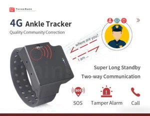 4G anti-cut GPS ankle bracelet offender tracker with Speaker factory for sales - Picture 1 of 6