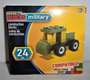 Blocchi Make It MILITARI Blocchi da Costruzione 24 Pz. Adatto a tutti i marchi leader - Foto 1 di 2