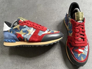 Genuine Authentic Valentino Rockrunner Camo Star Trainers Size UK 6 - EU 40 - Picture 1 of 9