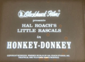 Super-8 Sound HONKEY DONKEY - OUR GANG 1934 Little Rascals 400 ft Blackhawk - Picture 1 of 12