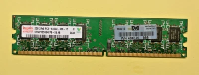 Hynix 2GB DDR2 PC2-6400U-666-12 Memory Module – HYMP125U64CP8-S6 AB - Image 1 of 2