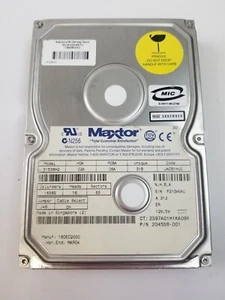 Maxtor Compaq Hard Drive TESTED! 51536H2 204538-001 15GB 7200 RPM IDE - Picture 1 of 9