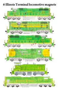Illinois Terminal Locomotive 6 magneti di Andy Fletcher - Foto 1 di 1