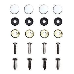 4PC Anti Rust Resistant Stainless Steel Screw Chrome Steel Screw Caps - Picture 1 of 1