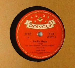 10" Schellack - Alfred Hause - Am Rio Negro / Es wird in hundert - A206 - Imagen 1 de 1