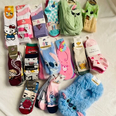 Disney Ladies Primark  Socks Trainer Shoe Liner Harry Potter 3/4 Pairs - Image 1 of 4