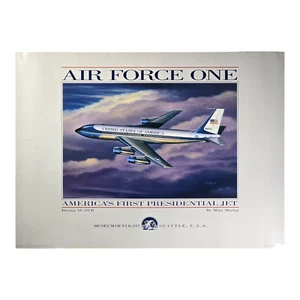 VC-137B Air Force One 1 ~ Mike Machat ~ Art Print Poster ~ 1997 Museum of Flight - Picture 1 of 11
