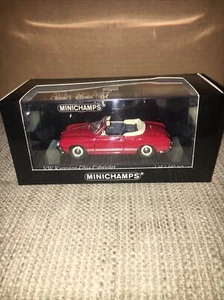 Minichamps, VW Karmann Ghia Cabriolet 1957 Red, 1/43 Diecast Car, Boxed - Picture 1 of 4