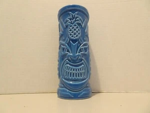 Tommy Bahama Tiki Mug Glass Blue Rum Ceramic Hawaiian Theme 7" Tall - Picture 1 of 4