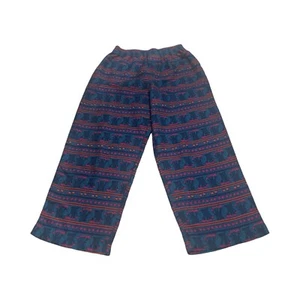 LL Bean Boys Pajama Pants Size Small 8 Blue Poly Elastic Waist Lounge Sleepwear - Picture 1 of 5